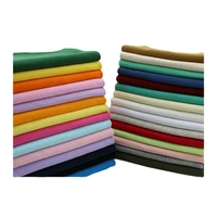 width 59 solid color comfortable soft elastic knitted thread fabric by the yard for neckline cuff accessories material