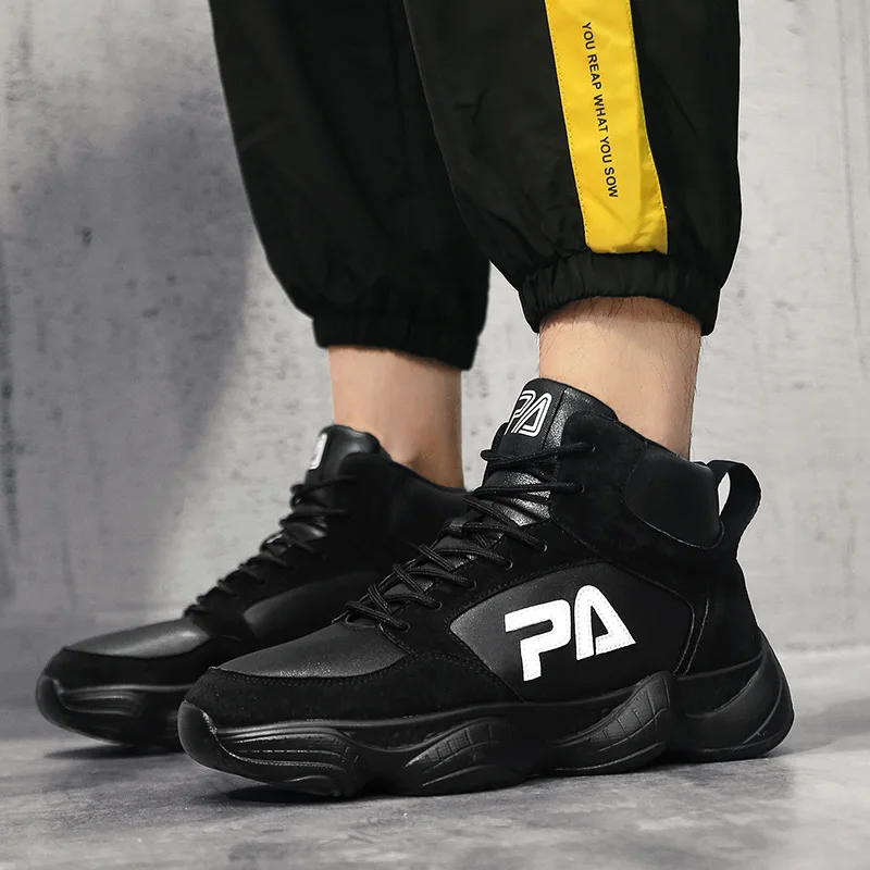 BACKCAMEL/Новинка Мужская обувь сезон осень зима цвет черный белый Повседневная