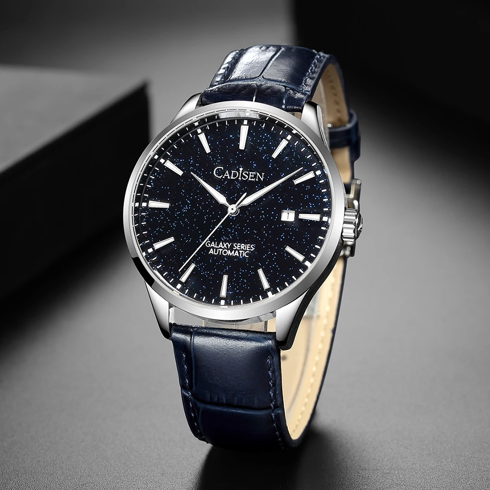 

CADISEN C8196 Japan MIYOTA-8215 Movt Men's Watch Mechanical Automatic Wrist watch Sapphire Glass 100M Diver Watch Luminous Clock