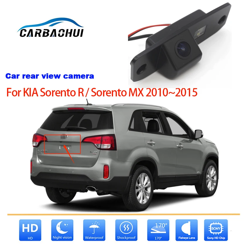Car Reversing Parking Camera For KIA Sorento R Sorento MX 2010 2011 2012 2013 2014 2015 Rear View Camera Waterproof high quality