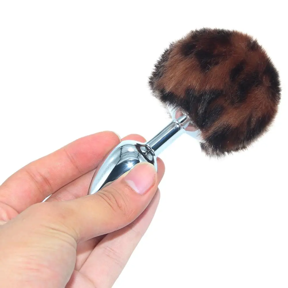 Плюшевый кролик хвост девочки секс-игрушки искусственная Анальная пробка товары