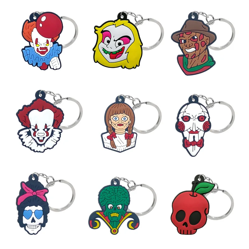 Новинка брелок для ключей из ПВХ 1 шт. брелоки с мультяшным рисунком фильмов