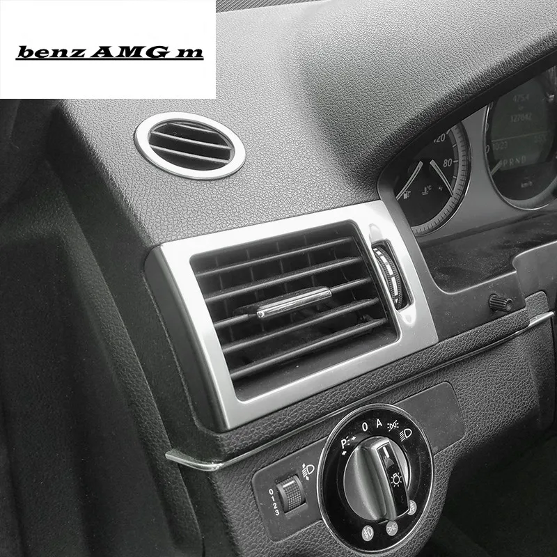 Автомобиль Стайлинг AC передний выход воздуха отделка рамка наклейка крышка для