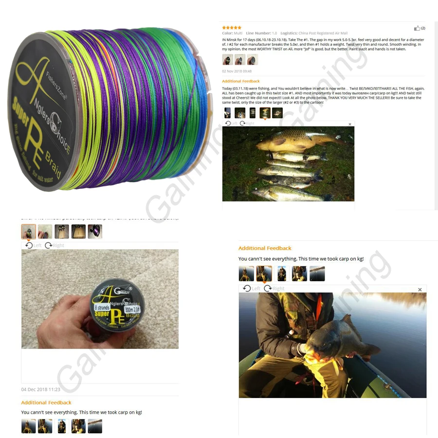 

Braided Wire PE Braided 8 Strands 10-220LB PE Braided 0.1-1mm Multifilament Fishing Line for Carp Fishing Wire for All Fishing