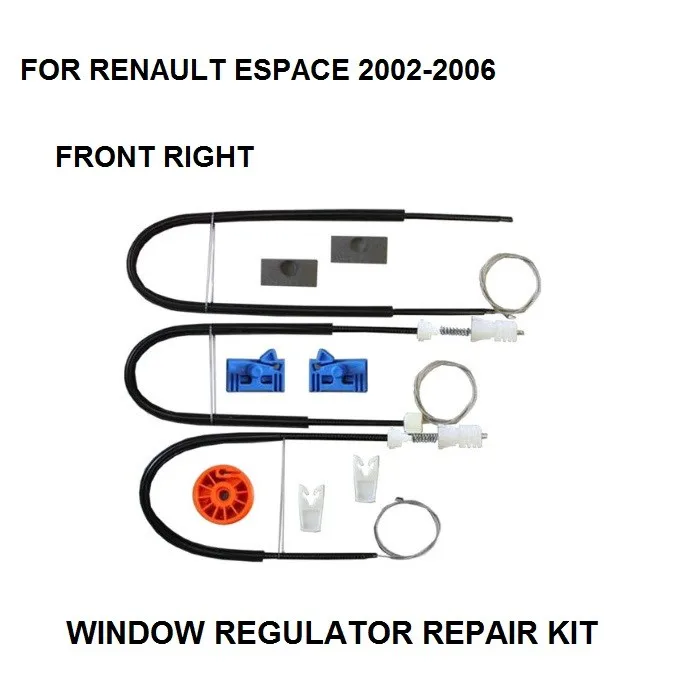 

FOR RENAULT ESPACE MK IV 4 ELECTRIC WINDOW REGULATOR REPAIR KIT FRONT RIGHT 2002-2006
