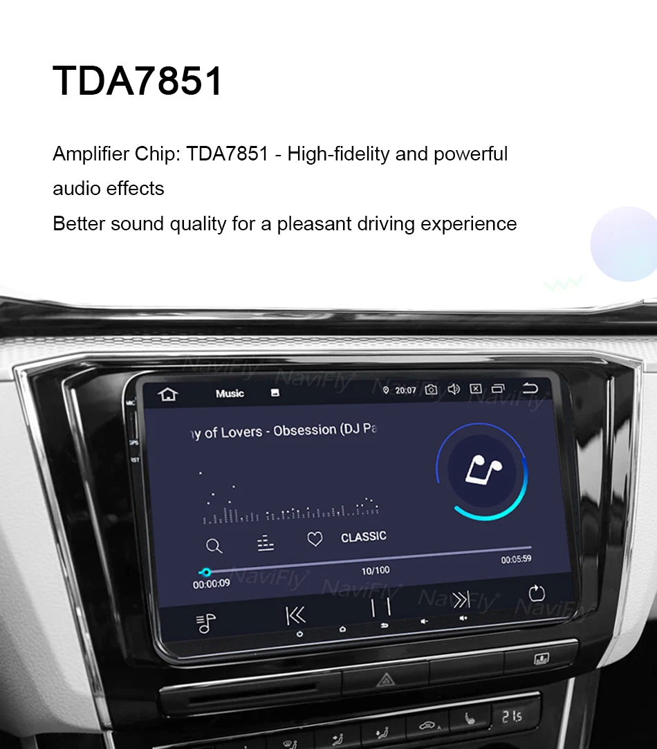 NaviFly Android 9,1 Автомобильный gps навигатор dvd мультимедийный плеер для VW Volkswagen/PASSAT b6 b7/Golf 5 6/TOURAN/POLO/SHARAN/BORA