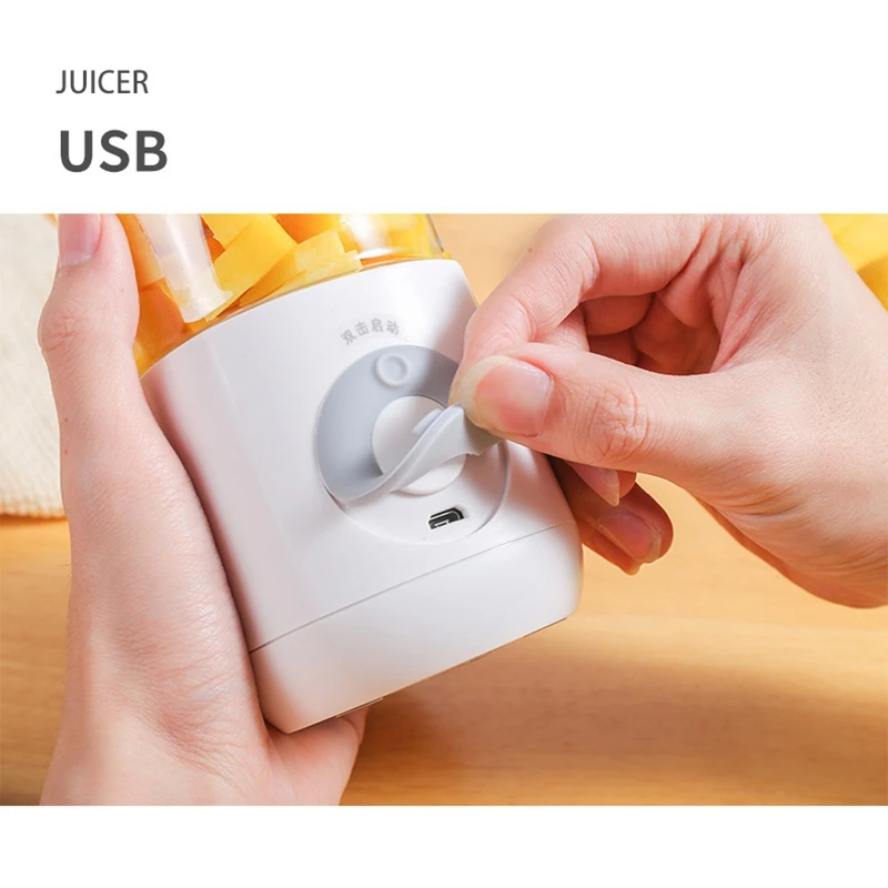 

Portable Mini Electric Juicer USB Rechargeable Handheld Smoothie Blender Fruit Mixers Food Milkshake