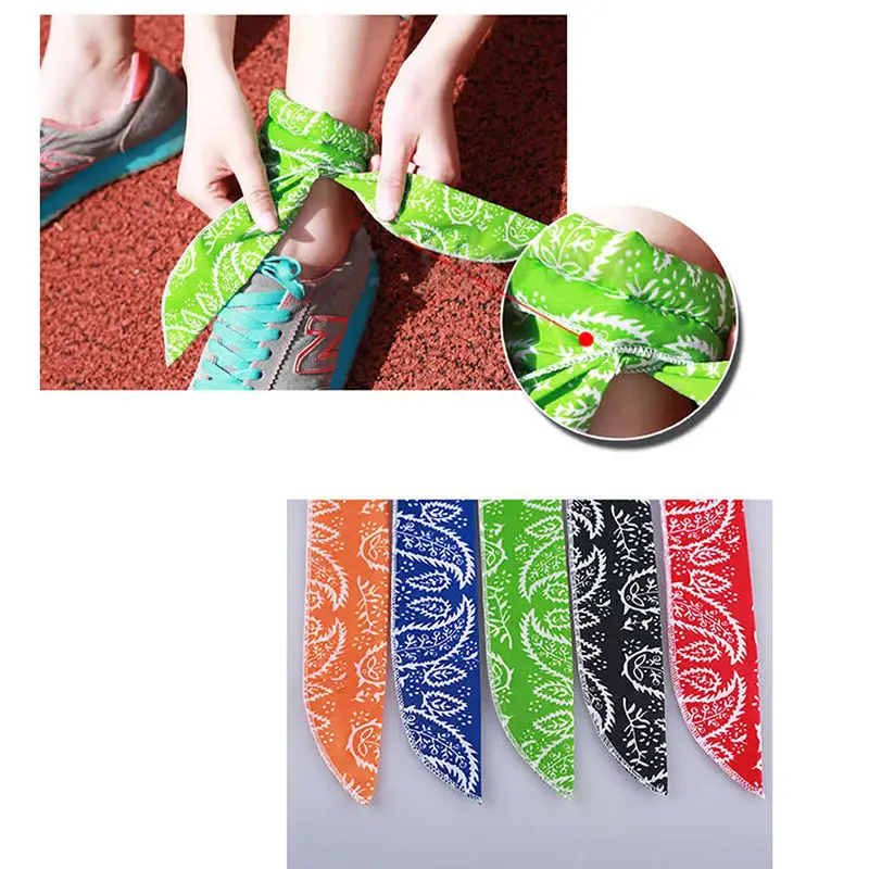 Летние шеи охладитель шарф средства ухода за кожей прохладный лед Вентилятор