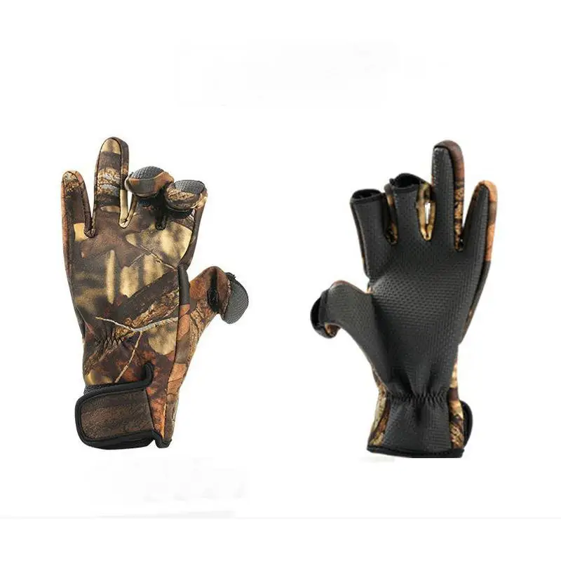 Водонепроницаемые теплые перчатки для верховой езды с тремя или двумя пальцами