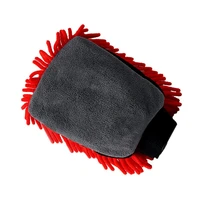 car washing gloves water absorbent car wash mitt waterproof thick car cleaning cloth fine plush waterproof coral fleece glove