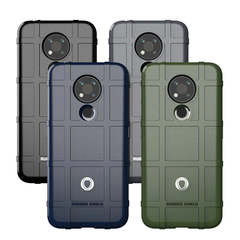 

For Nokia 3.4 Case Rugged Armor Shockproof Cover For Nokia 3.4 Soft Silicon Button Protection For Nokia 3.4 2.4