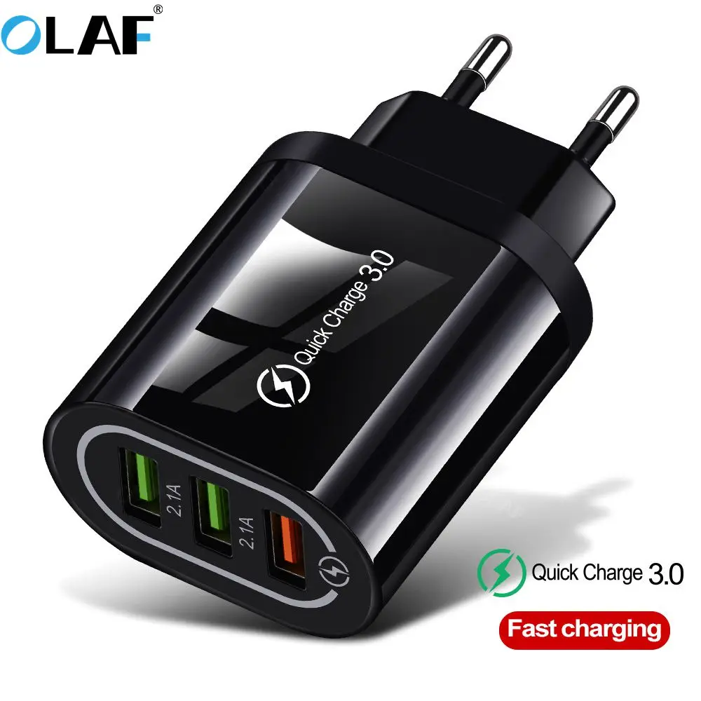 Olaf Quick Charge 3 0 зарядное устройство USB для мобильного телефона 18 Вт ЕС США вилка
