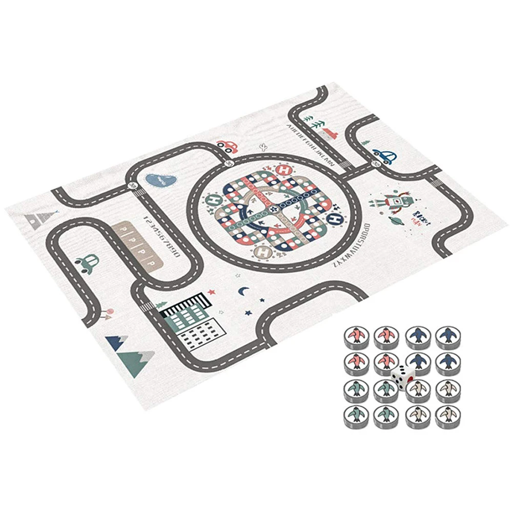 Детский Малыш Летающий шахматы водонепроницаемый игровой ковер набор игрушка