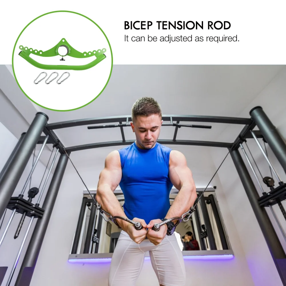 

Bicep Tension Rod Down Rope Handle Bicep Bar Triceps Rope Fitness Grip