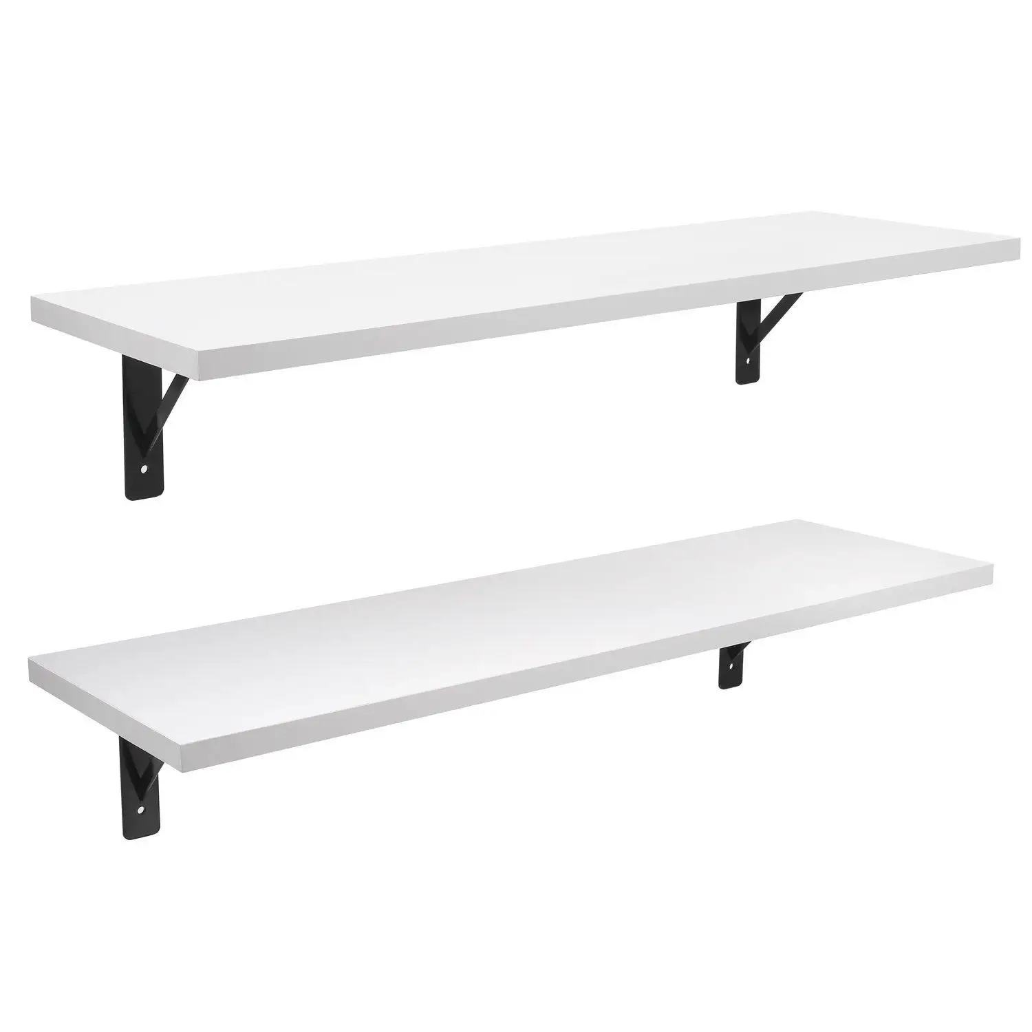 

Floating shelf wall-mounted 2 display shelf wall shelf with bracket