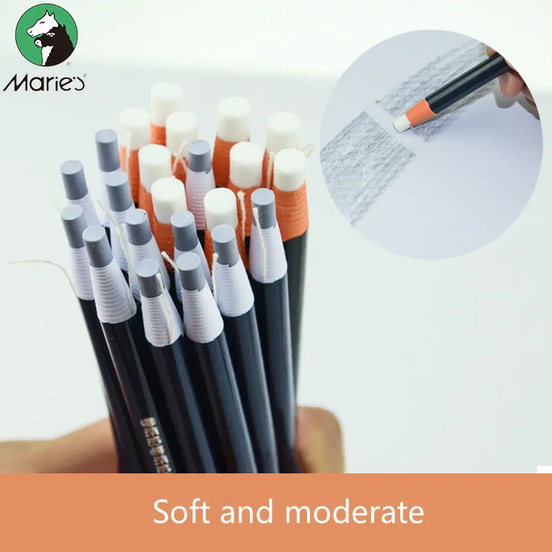 Карандаш для набросков Мари выделяемая линия бумаги мягкий ластик выделенный