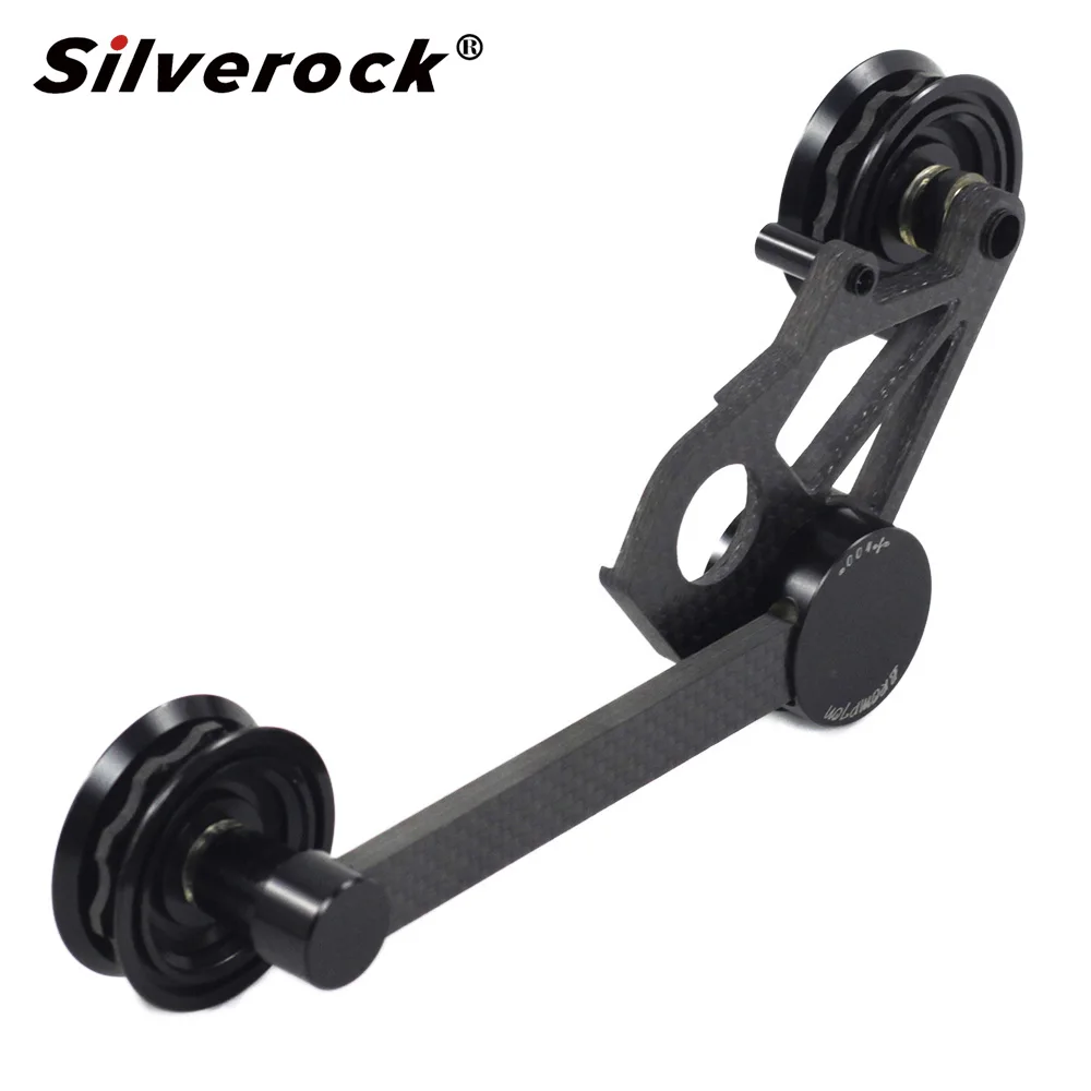 Silverock Сверхлегкий углеродный натяжитель цепи переключатель керамический подшипник для Brompton складной велосипед 112 г