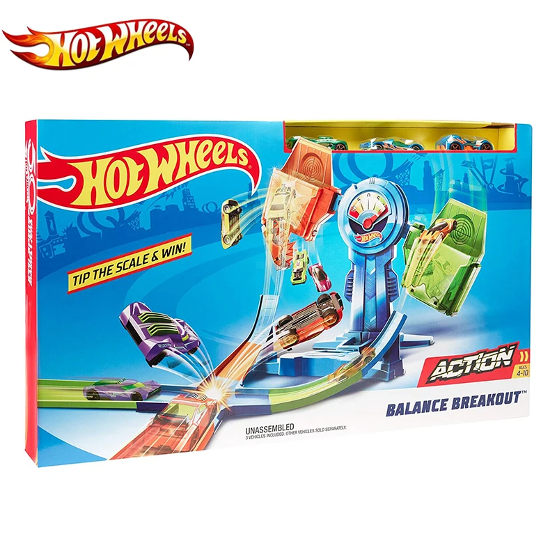 

Hot Wheels Balance Breakout Adventure Car Track Play Set Sport Action Model Car Accessories Toy Juguetes Boy Assemble Toys Gift