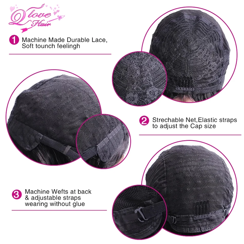 Парик для женщин парик из бразильского кружева полный 150% Плотность | Шиньоны и