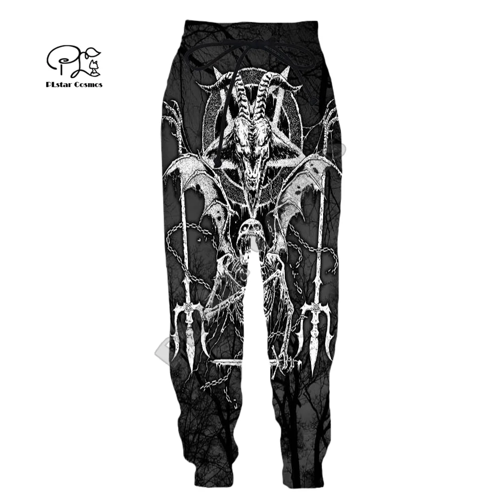 NewFashion Ghost Gothic Skull Reaper Satan Devil  Men/Women Streetwear 3DPrint Harajuku Funny Jogger Sweatpants Trousers Pants 2