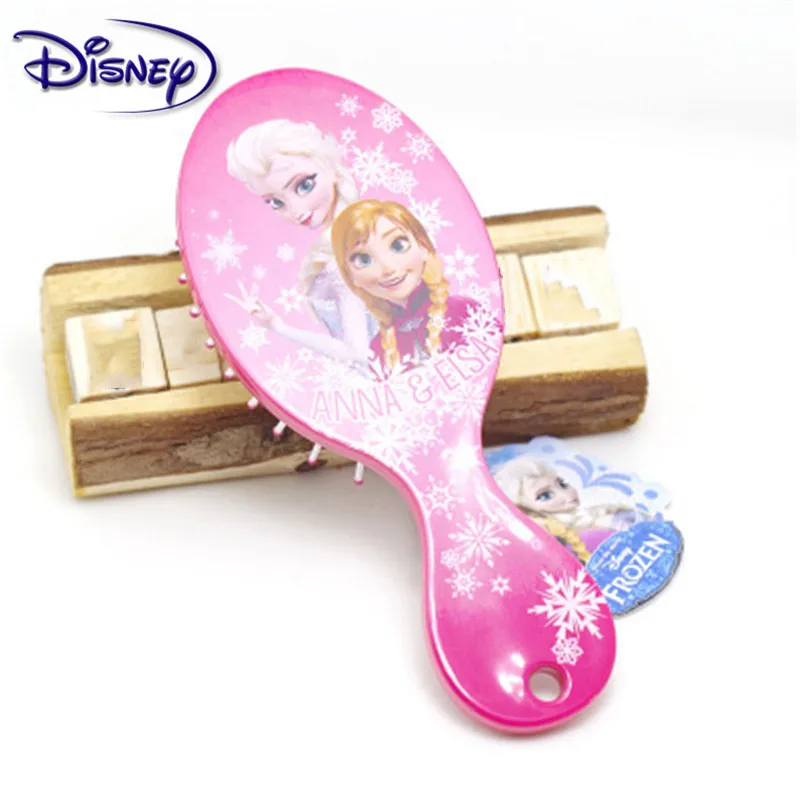 Disney Frozen Princess Comb Kids Gentle Anti-static for Girl 3D Princess Frozen Hair Brushes Mermaid Ariel Handle Hair Comb