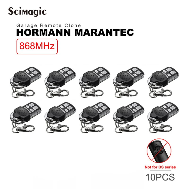 

10 шт. пульт дистанционного управления HORMANN HSM4 HSE2 HSM2 868 Φ D382 D302 302 BERNER BHS130 BHS121 BHS221 868 .35 МГц