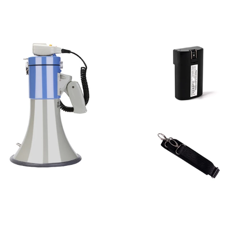 

Открытый ручной МегаФон динамик стенд 50 Вт высокой мощности записываемый громкий динамик твитер с батареей