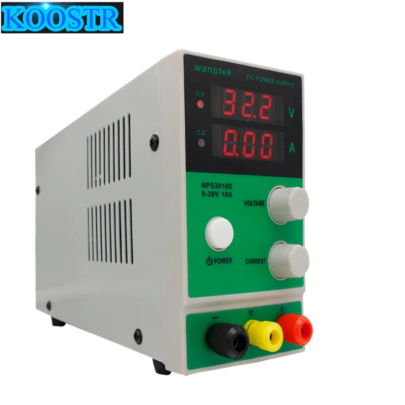 Мини блок питания Wanptek NPS3010D 30V10A Регулируемый импульсный источник постоянного