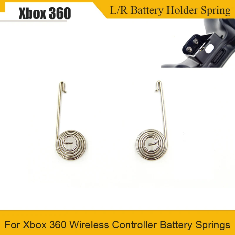 L R пружины для аккумуляторов для microsoft XBox 360 левый и правый держатель батареи пружина для Xbox 360 контроллер