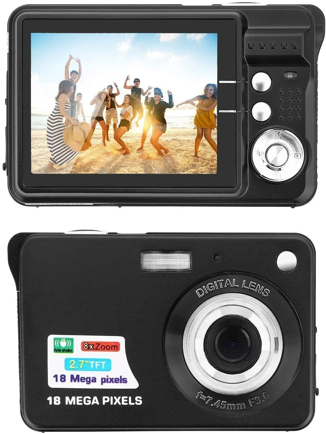 

Genuine Komery Original k9 Camera 3.5 inch LCD 1800w Pixel 4X Digital Zoom Time-lapse Photography Camcorders Three-year warranty
