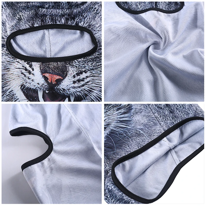 3D животные Балаклава мотоциклетная маска для лица кошки шапки собак