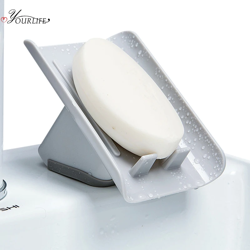 Творческий вертикальный держатель для мыла OYOURLIFE нескользящий дренаж ванной