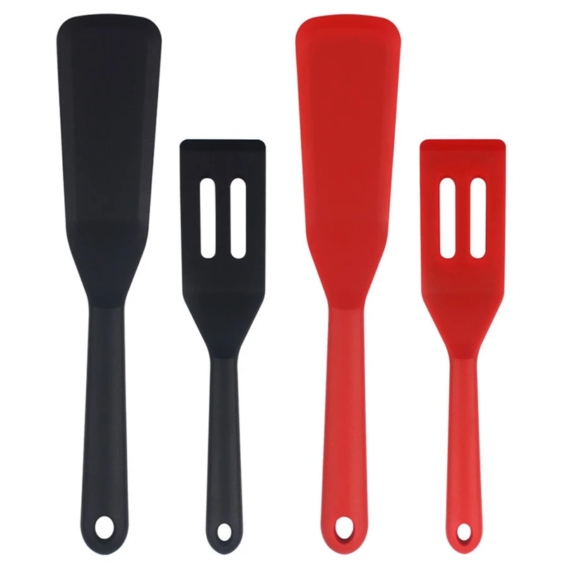 

Silicone Spatula Kitchen Ware Non-stick Set Cooking Utensils Egg Fish Frying Pan Scoop Fried Shovel Spatula Baking Kitchen Tools