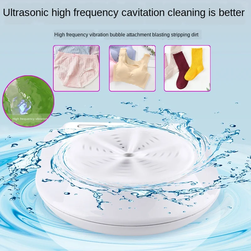 Мини Портативная Складная Стиральная машина для общежития носки Нижнее белье