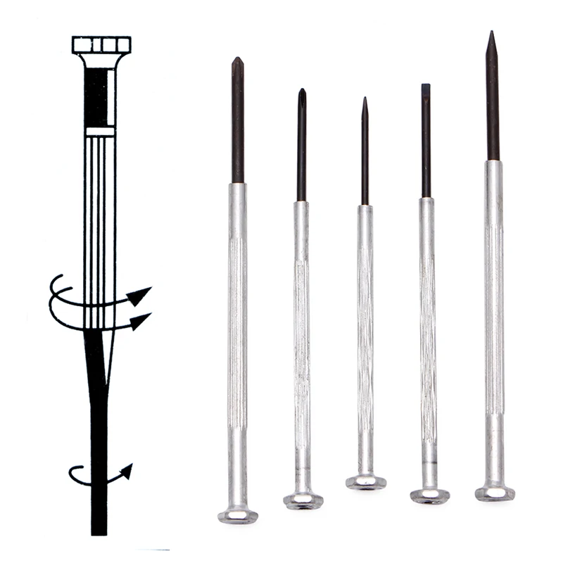 1 Набор 5 шт. Прецизионная отвертка микро Ювелиры мини часовые