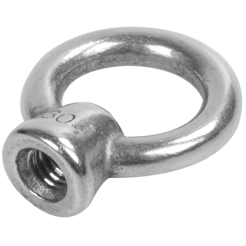 5 Pcs M6/6mm 304 Stainless Steel Lifting Eye Bolt Nut Silver | Обустройство дома