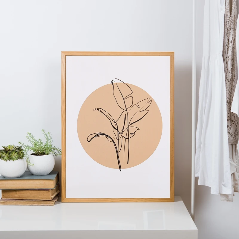 6 шт. абстрактная картина для рисования леди домашний декор скандинавский холст