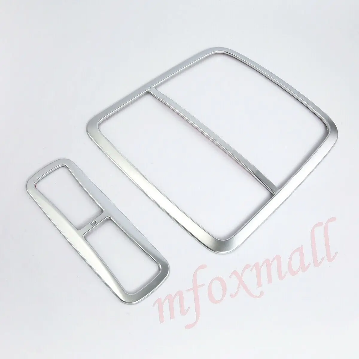 2 шт. внутренний хромированный светильник для чтения Накладка лампы защита