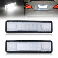 2 pcs led car number license plate lights lamp replacement no error for opel corsa b omega zafira signum accessories