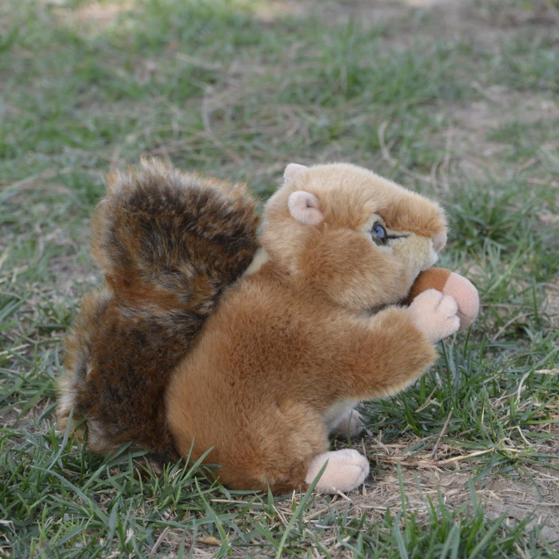 Аврора мягкие игрушки милая белка Имитация животных мягкая плюшевая игрушка