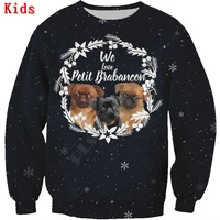 autumn winter petit brabancon 3d printed hoodies pullover boy for girl long sleeve shirts kids christmas sweatshirt 03