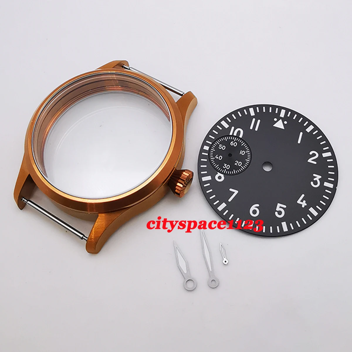 

Чехол для часов из нержавеющей стали с начесом, 42 мм, подходит для ETA 6497 st3600