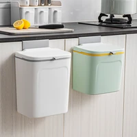 7l9l kitchen wall mounted trash can household cabinet door bathroom hanging classification sliding cover creative trash can