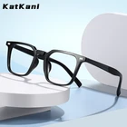 Большая оправа для очков KatKani K280 для мужчин и женщин, модная декоративная оптическая оправа для близорукости, с защитой от синего света