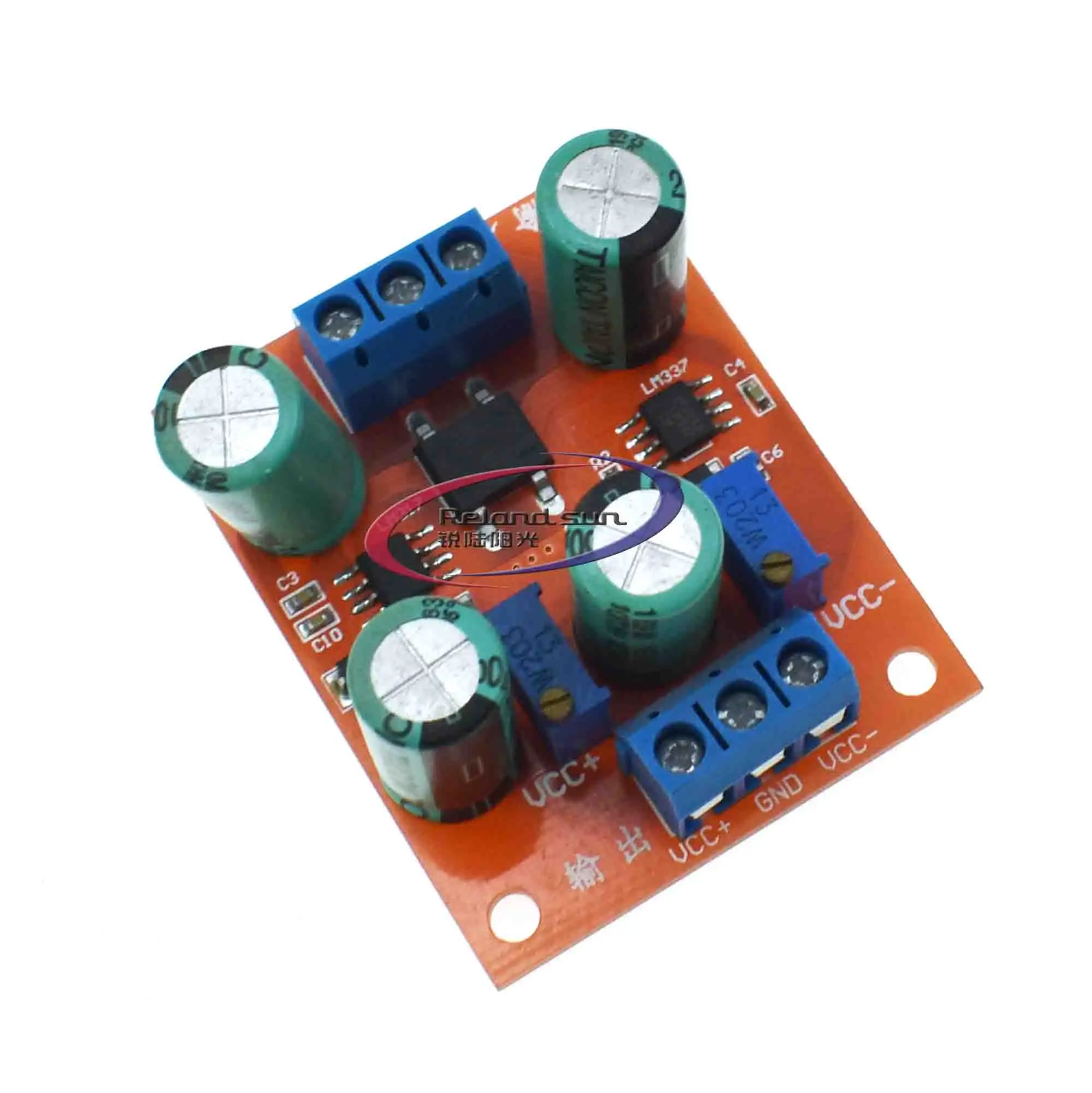 LM317 + LM337 регулируемая плата источника питания со стабилизацией напряжения