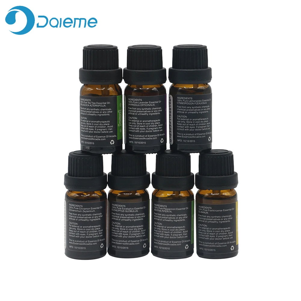 14Pcs/Set Pure Plant Aromatherapy Diffusers Essential Oil 10ml Aromatherapy Gift Set private Organic Body Skin Care Kit