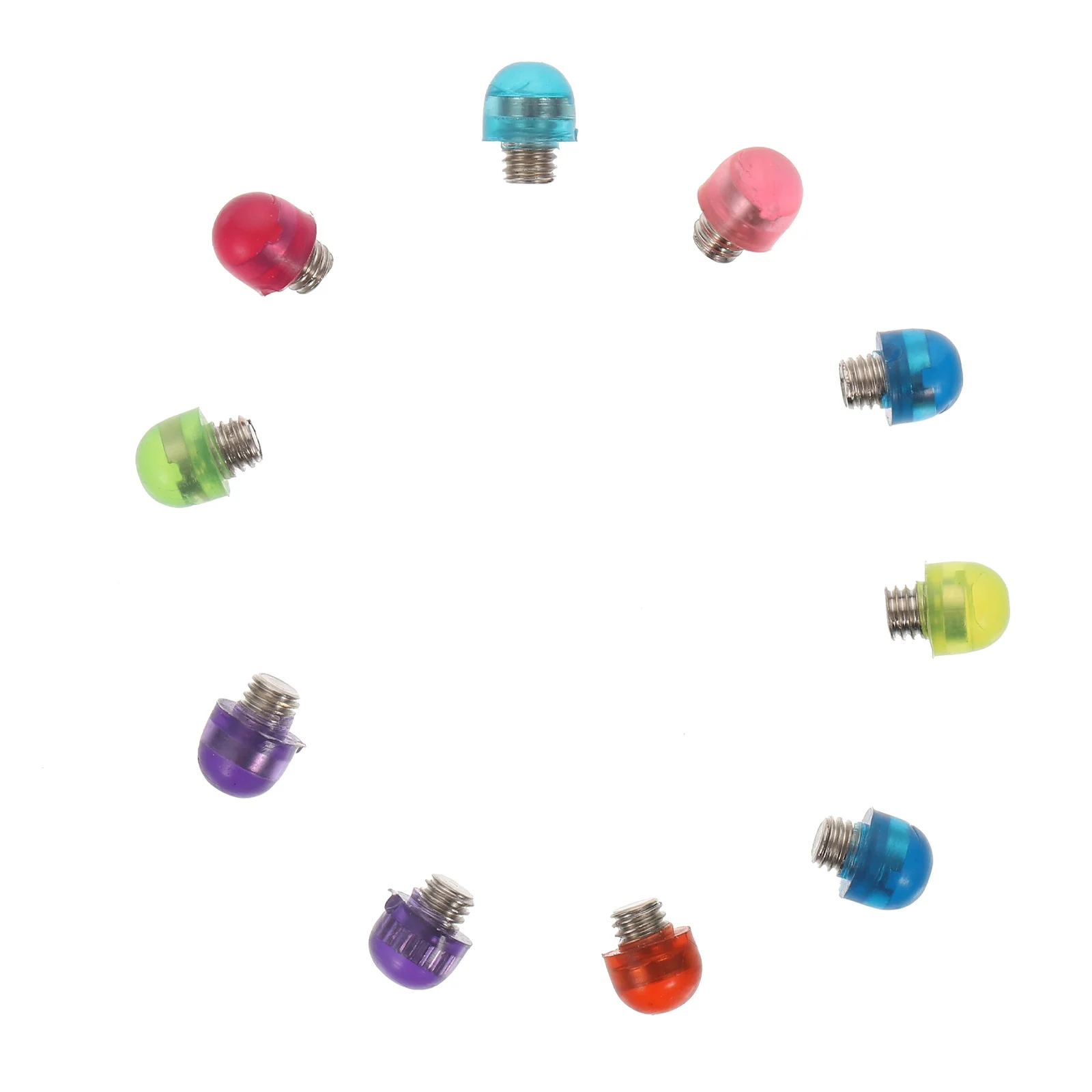 

10 шт., прозрачные ножницы для волос