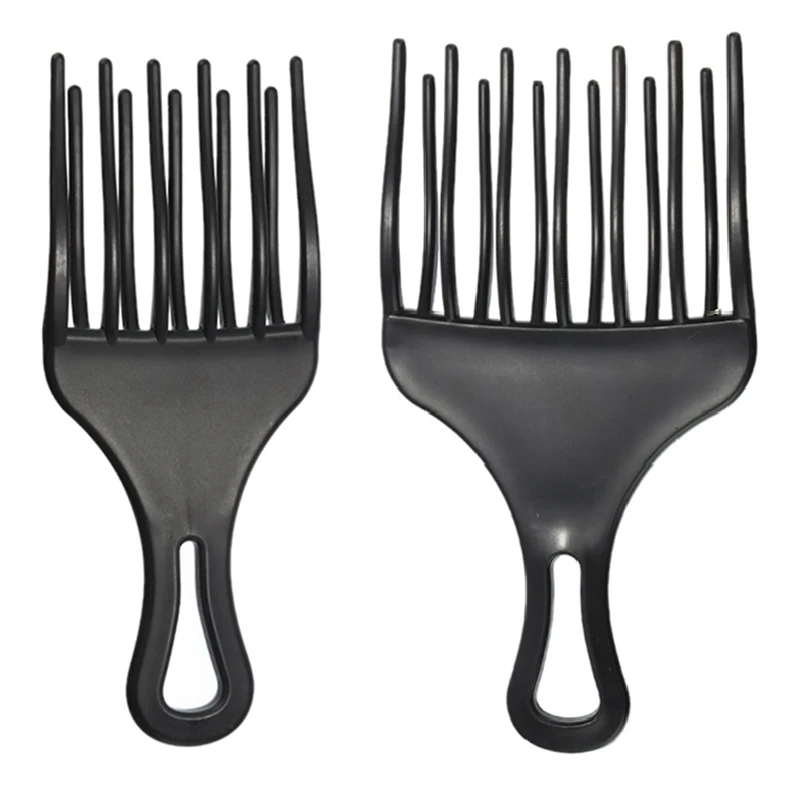 Расческа для волос вставка расческа в стиле афро вилка пластиковая с низким