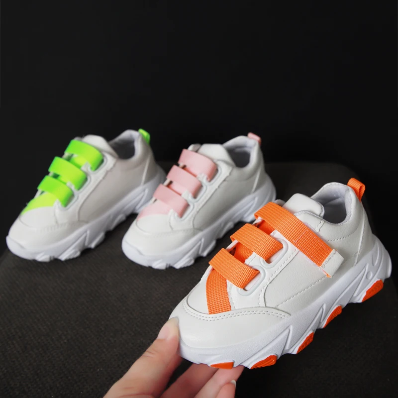 Новинка 2019 года детская повседневная обувь из искусственной кожи на мягкой