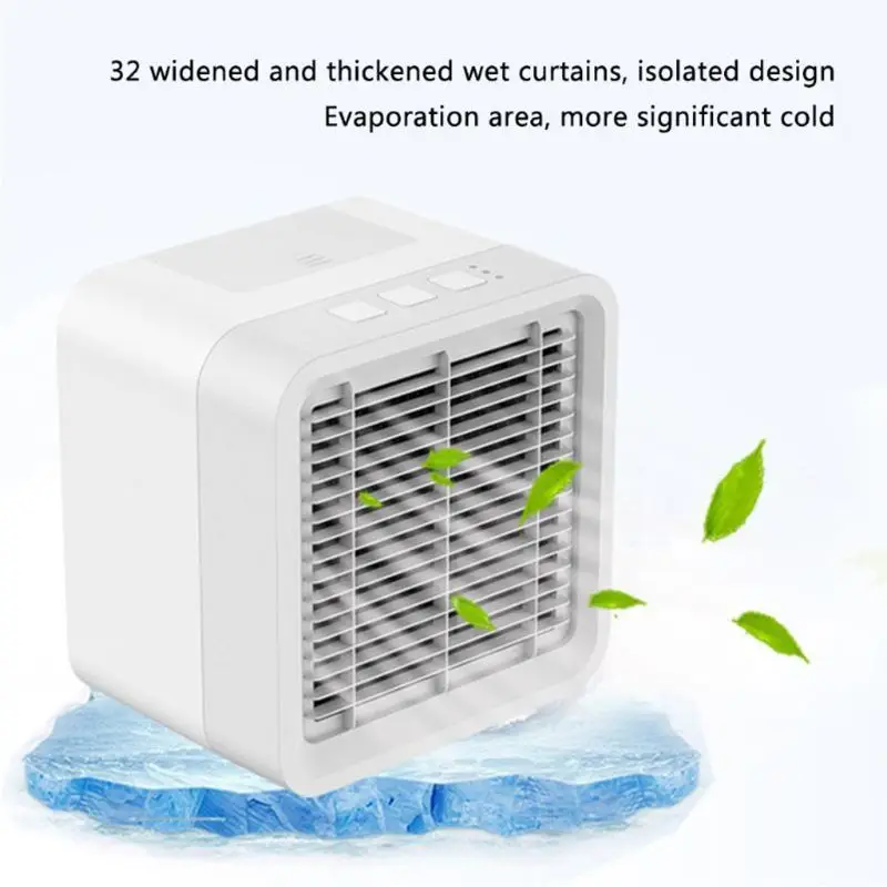 

Mini USB Air Conditioning Fan Humidifier Moist Purifier Conditioner Cooler Home X4YD